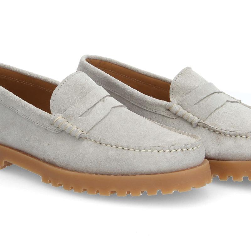 SOHO MOC M - SUEDE - PERLE